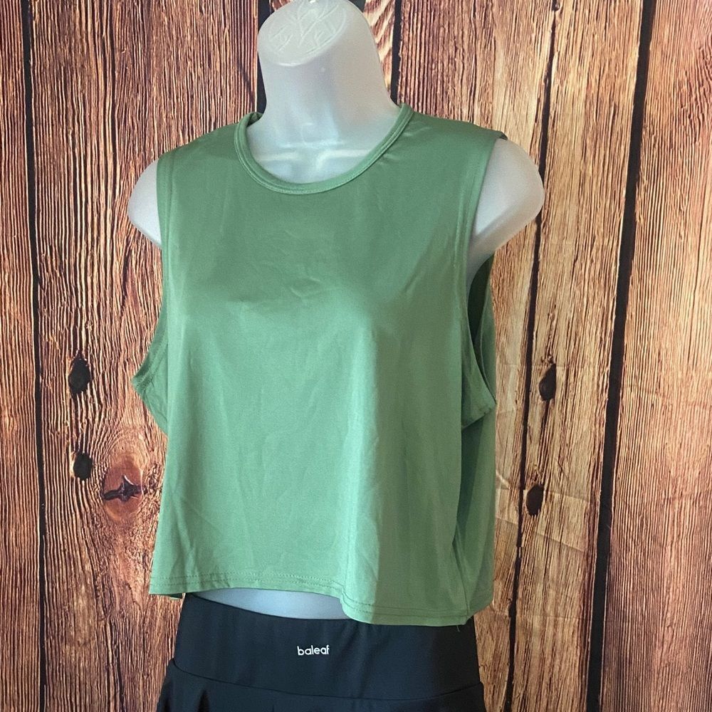 5 Pack Crop Tank Top, MEDIUM, 1J-143T006